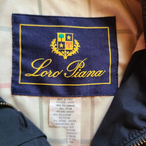 Mens Loro Piana Italian Black Horsey Jacket 1992 Olympic Edition Rare Sz. Small - Picture 4 of 16